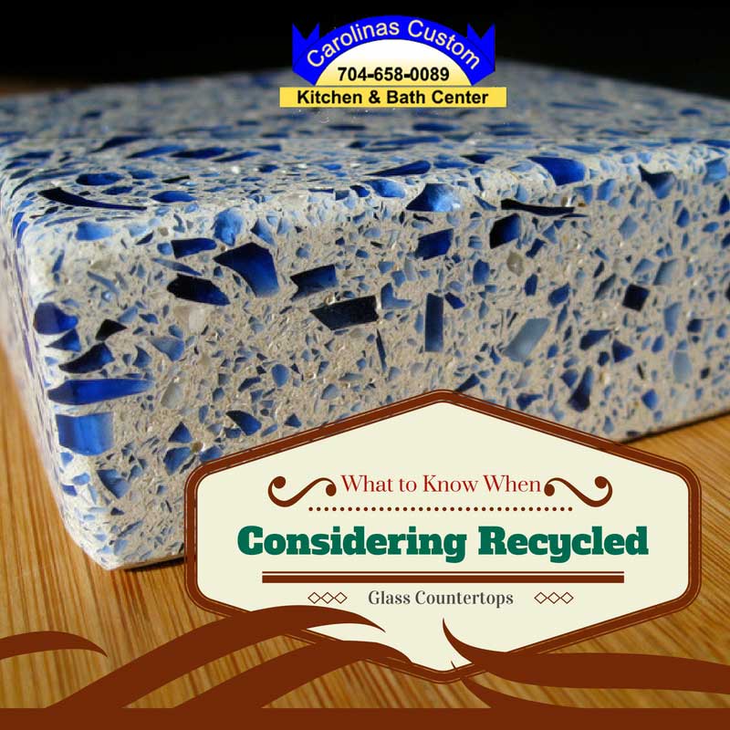 What to Know When Considering Recycled Glass Countertops